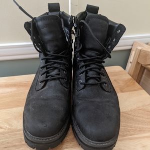 Black Timberland boots